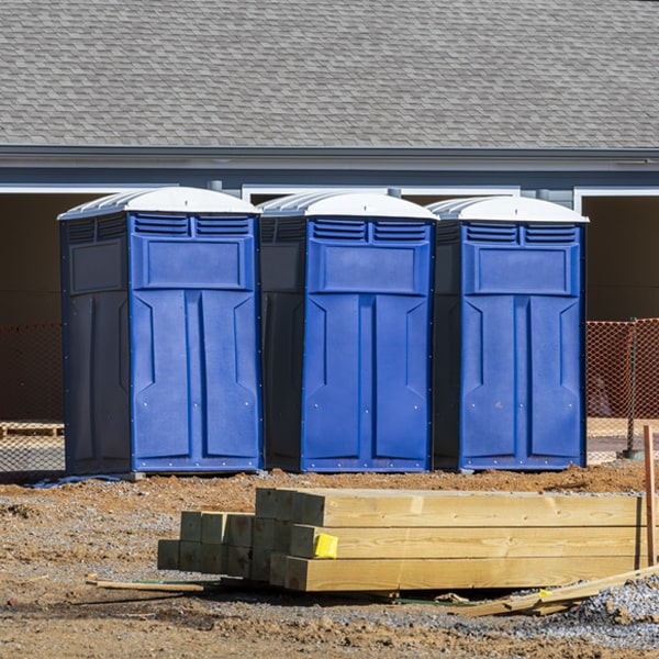 are there any restrictions on where i can place the portable toilets during my rental period in El Rio